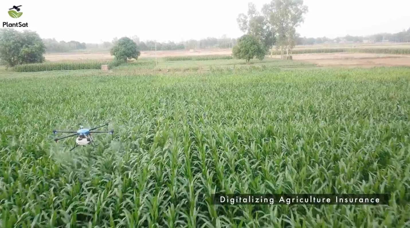 Drone-based nano Urea spraying