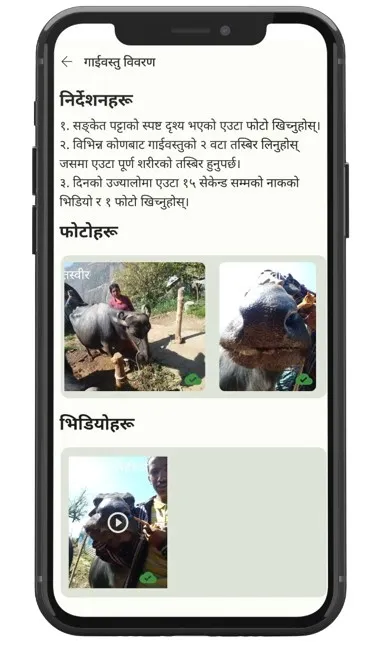 Livestock mobile app features